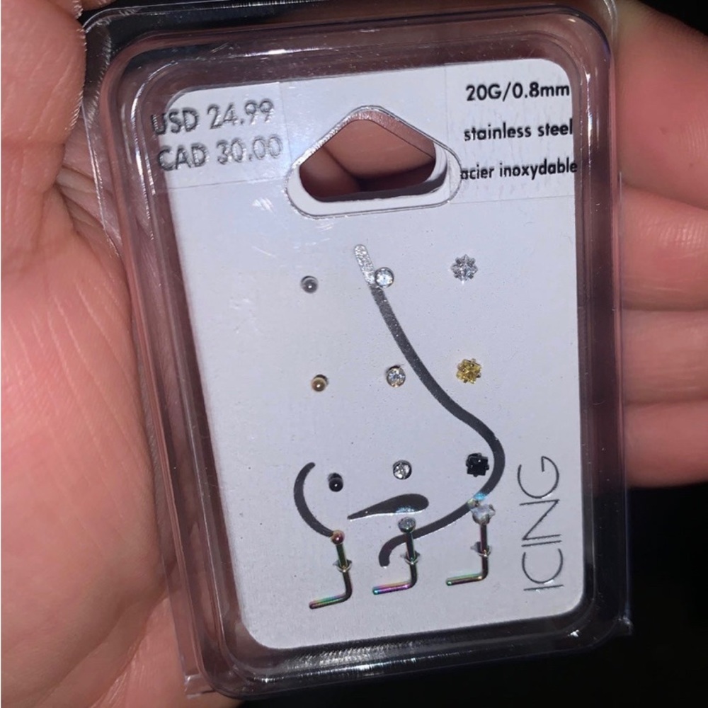 Nose piercings / 12 pack